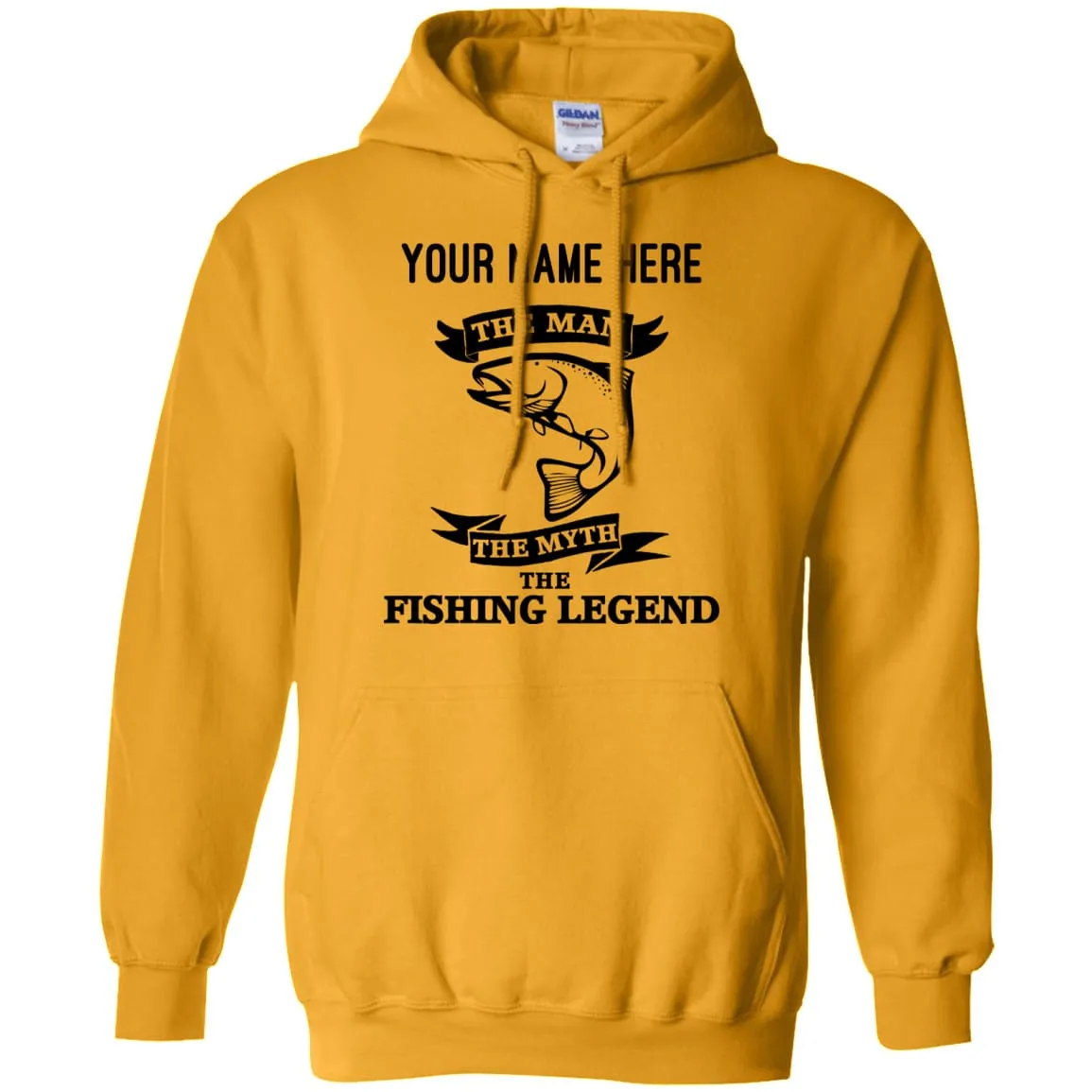 Personalized The Man The Myth The Legend Pullover Hoodie b