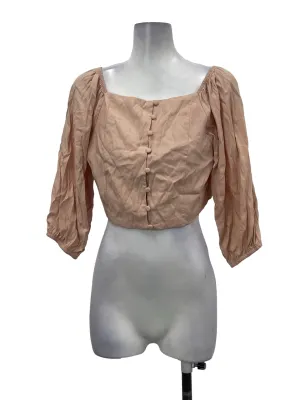 Pink Button Blouse TEM