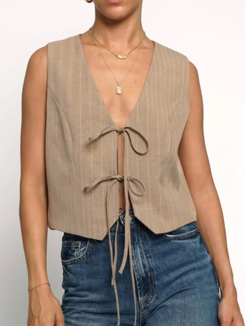 Pinstripe - Tie Vest