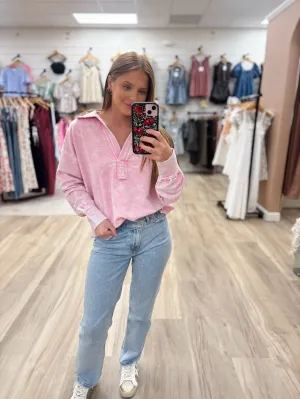Polly Pink Pullover