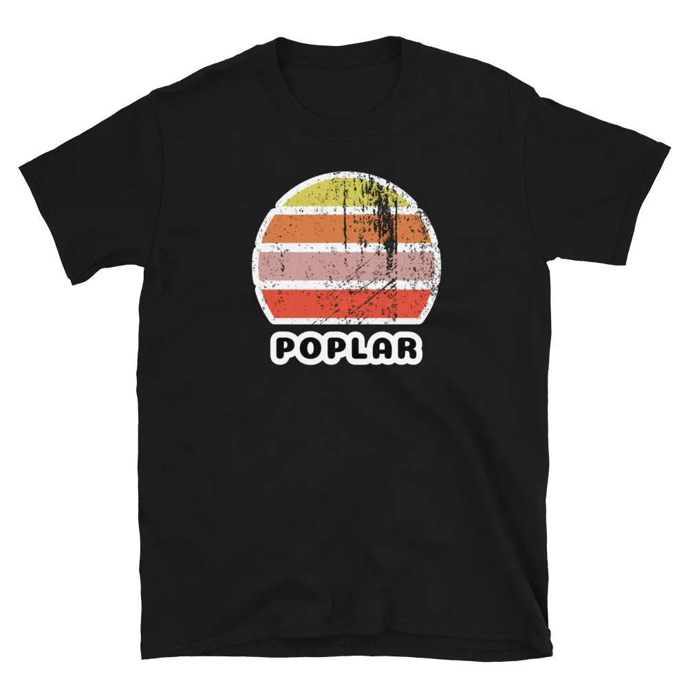 Poplar Vintage Sunset T-Shirt
