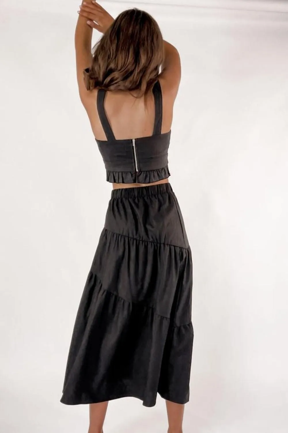Pretty Lady Black Crop Top