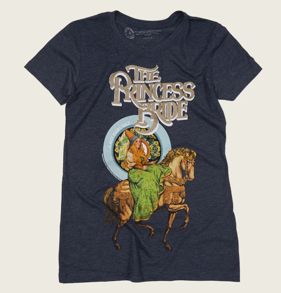Princess Bride Women's Blue Fitted T-Shirt