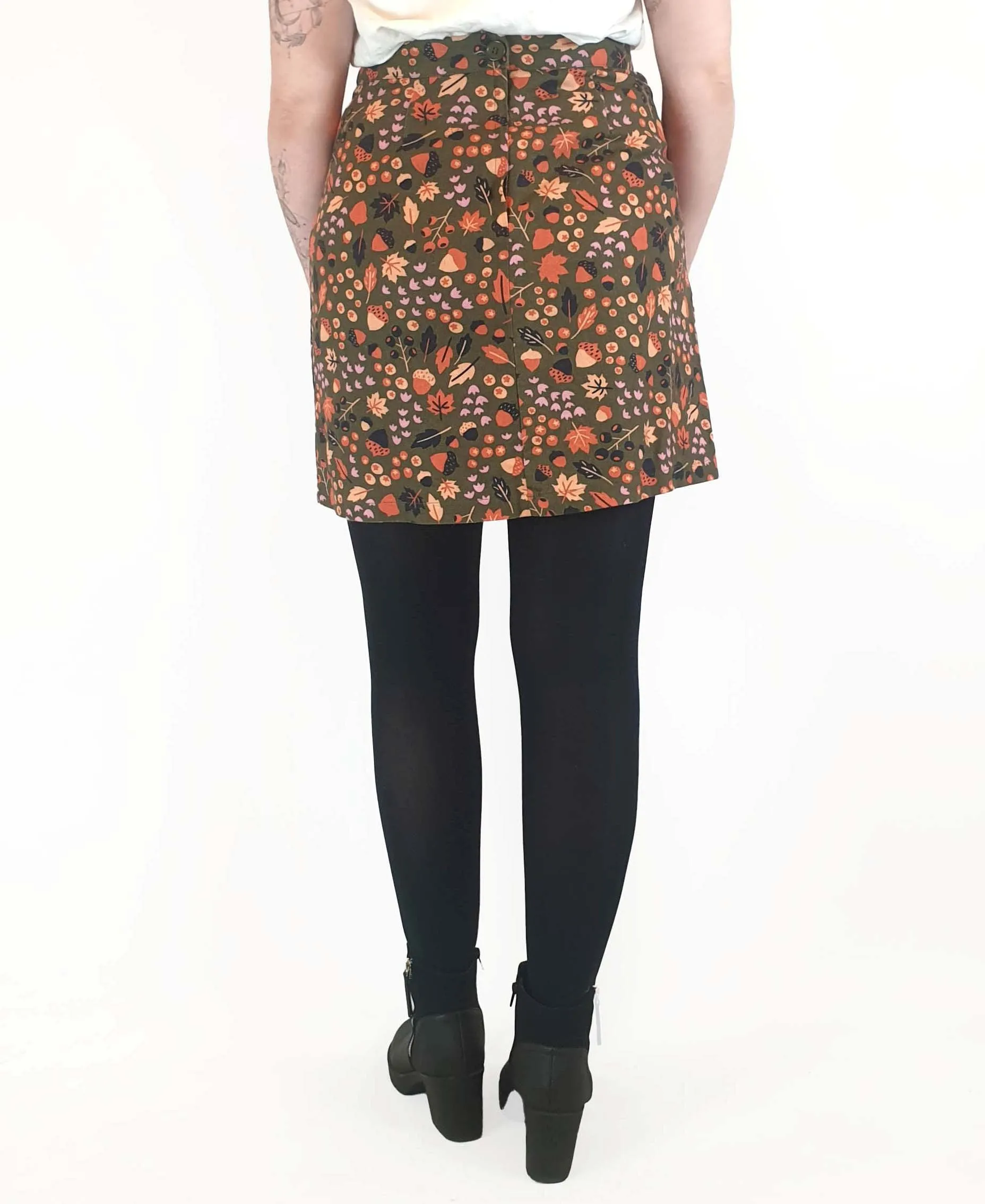Princess Highway autumnal print skirt size 12