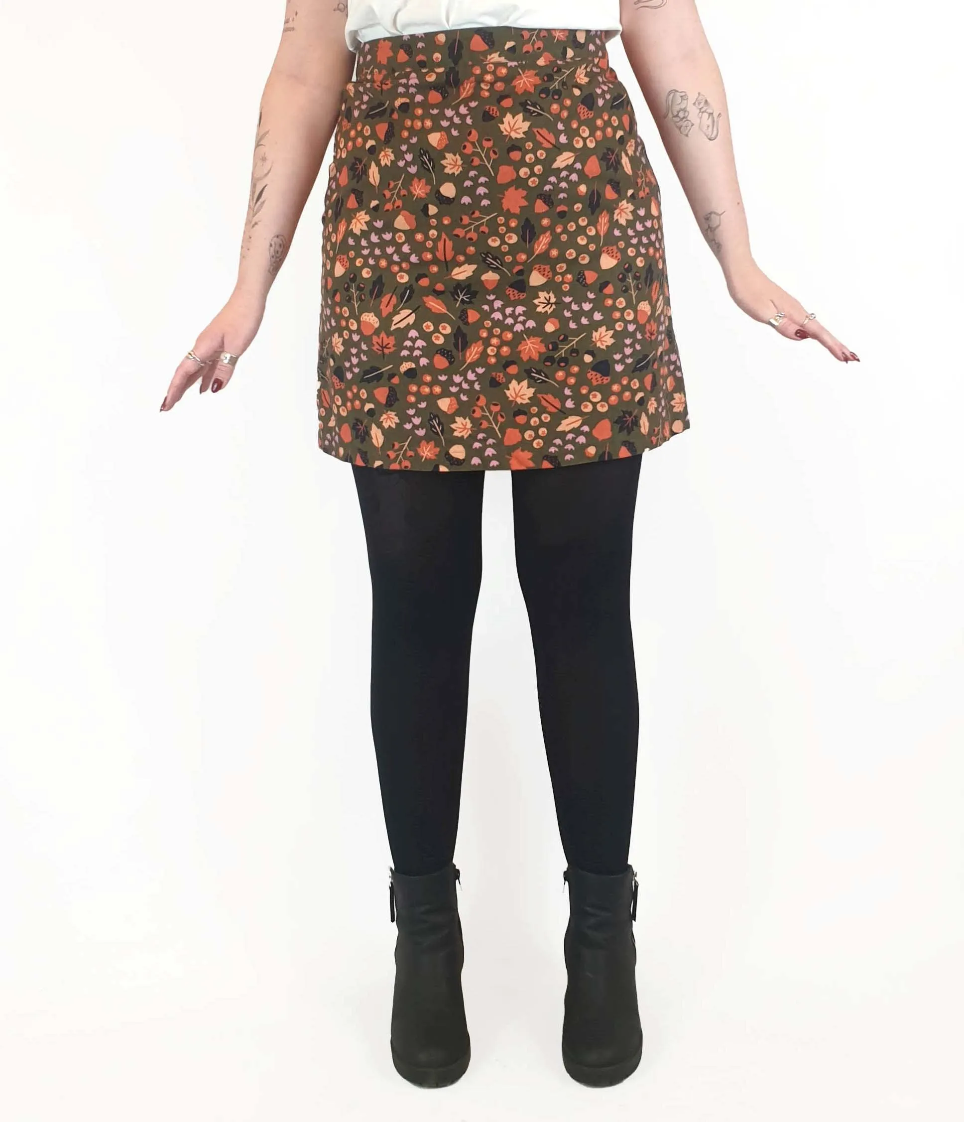 Princess Highway autumnal print skirt size 12