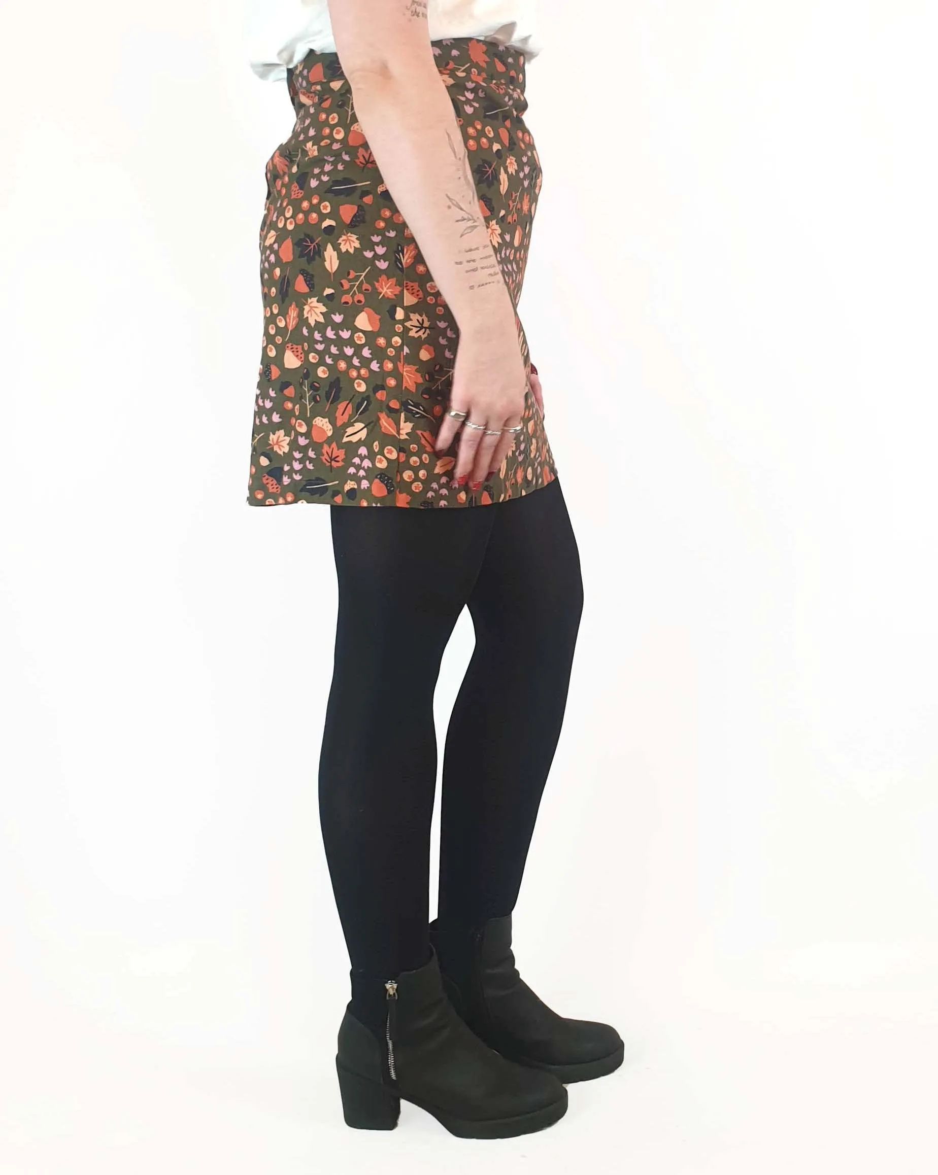 Princess Highway autumnal print skirt size 12