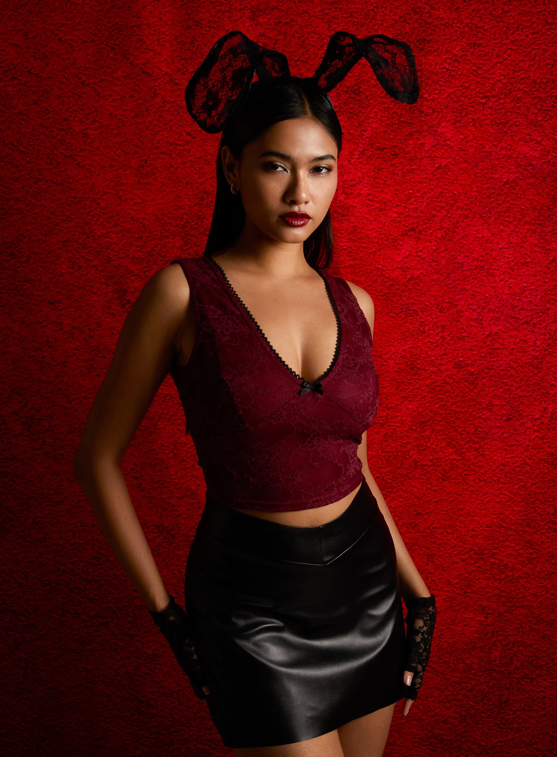 PU Mini Skirt
