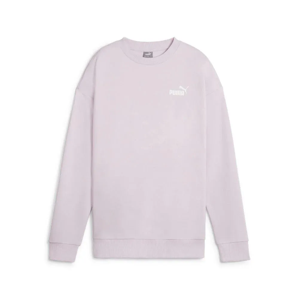 Puma Womens Essential  Embriodery Fleece Logo Crew