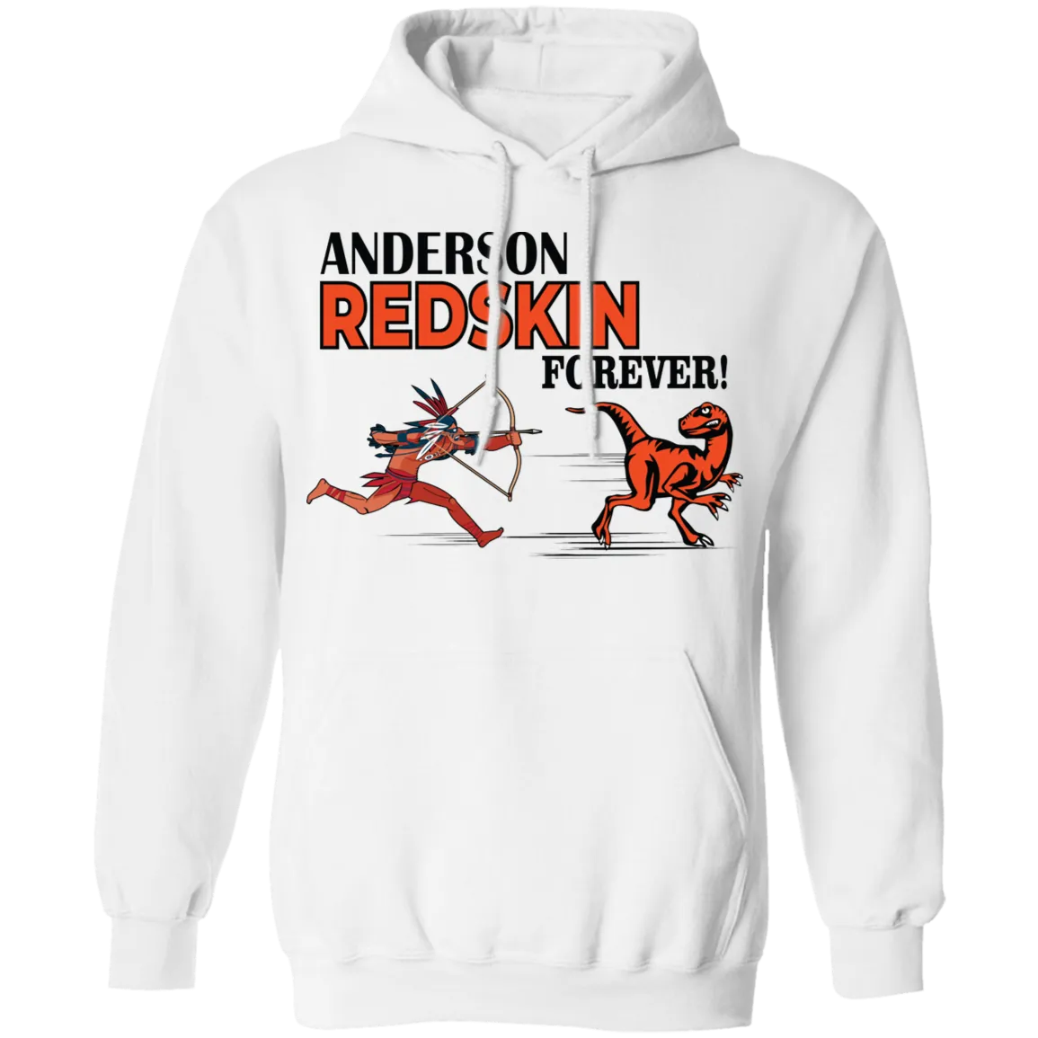 "REDSKIN FOREVER" Hoodie (White)
