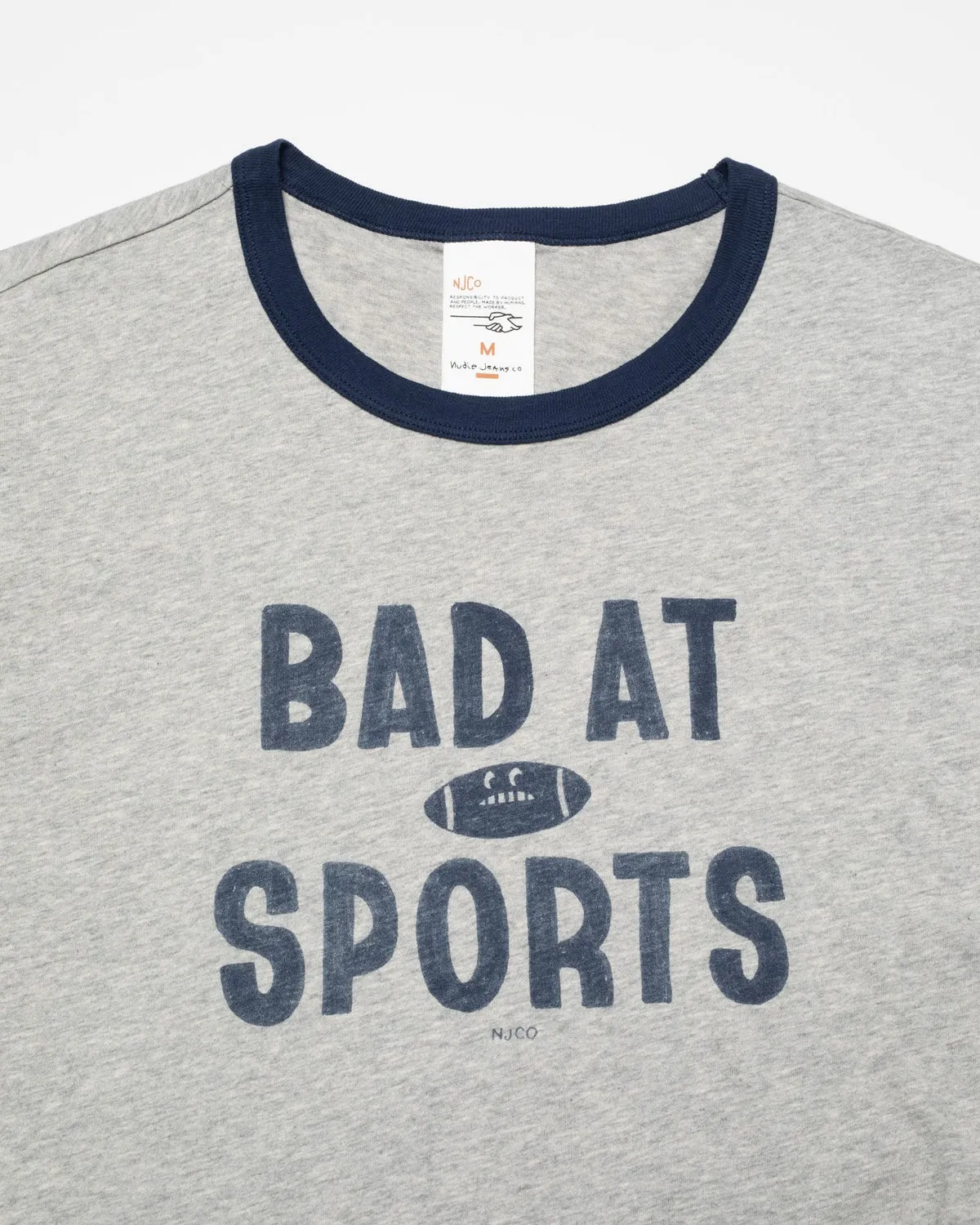 Ricky Bad At Sport T-Shirt - Grey