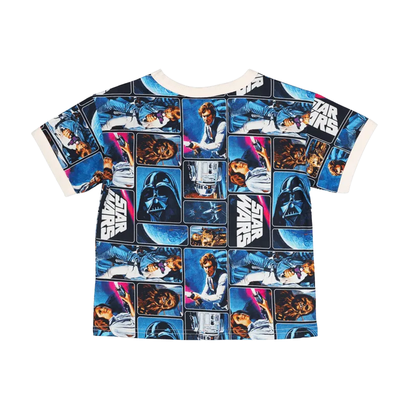ROCK YOUR BABY CHOOSE YOUR SIDE RINGER T-SHIRT