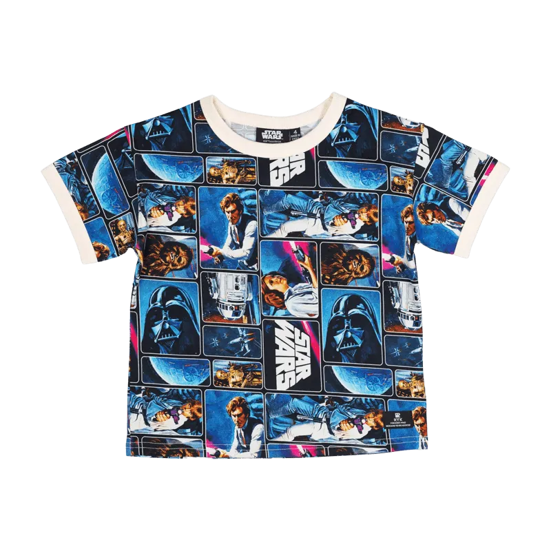 ROCK YOUR BABY CHOOSE YOUR SIDE RINGER T-SHIRT