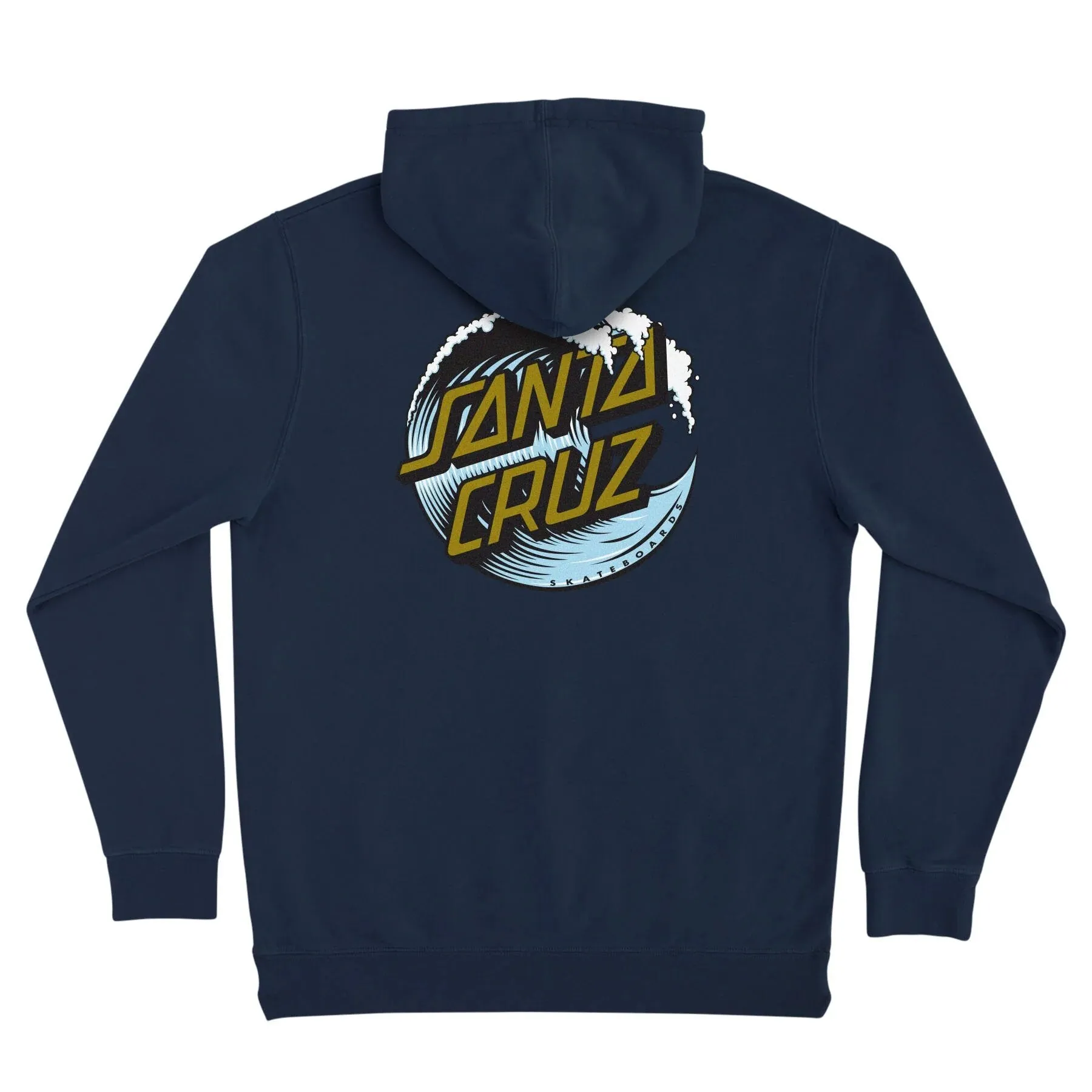 Santa Cruz Wave Dot Hoodie Slate/Gold