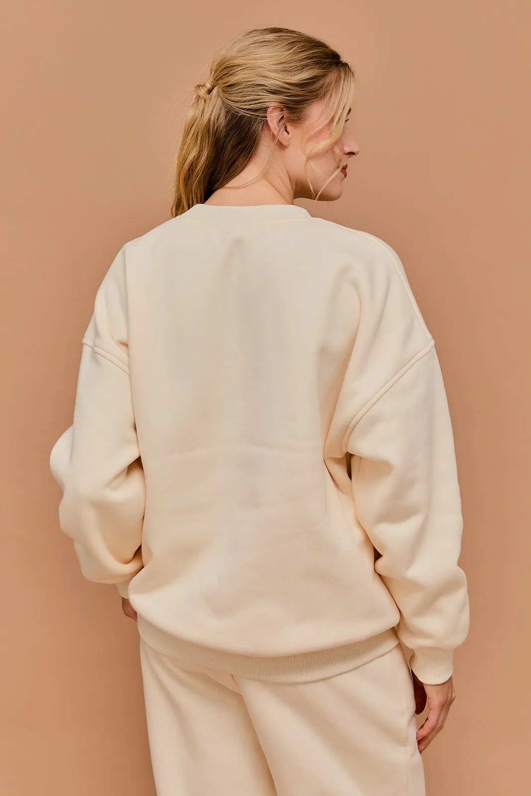 SANTA MONICA EMBROIDERY OVERSIZED SWEATS