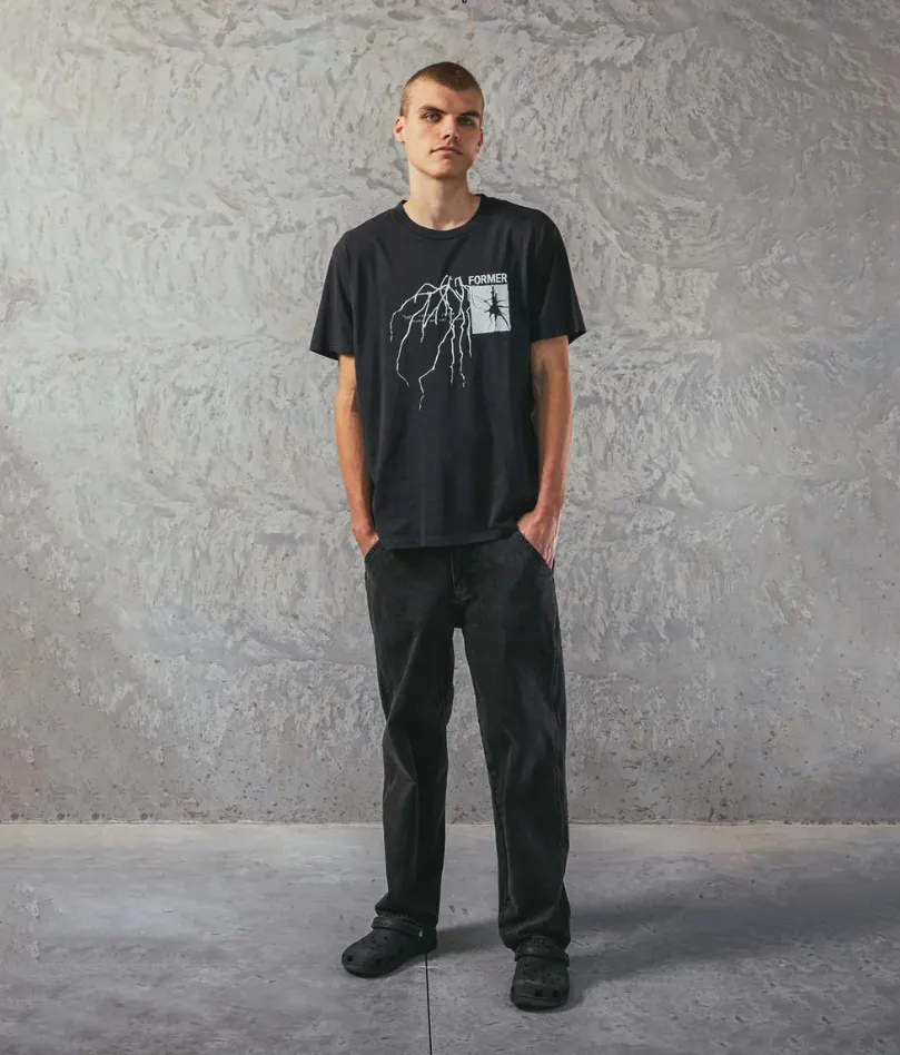 SCRAWL T-SHIRT - BLACK