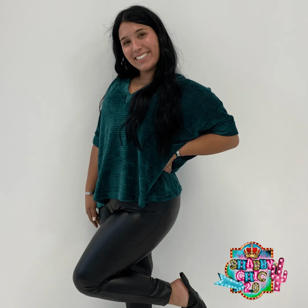 Simplistic Sweater Top - Emerald