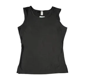 Sleeveless Royal Black Spandex Top