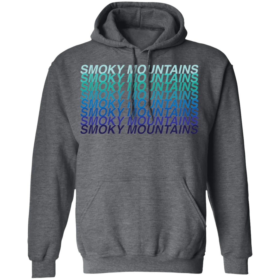 Smoky Mountains Blue Ombre - Pullover Hoodie