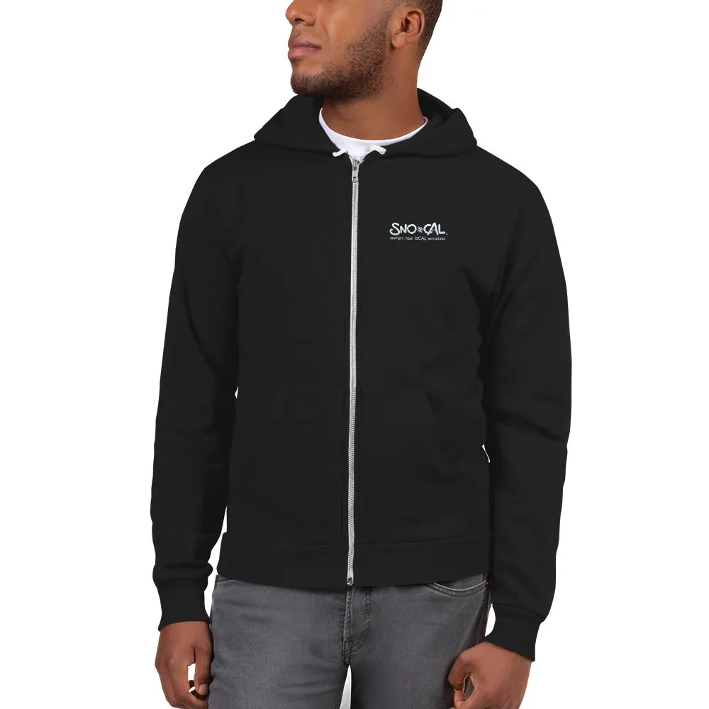 Sno Cal® Mountain Map Zip Hoodie