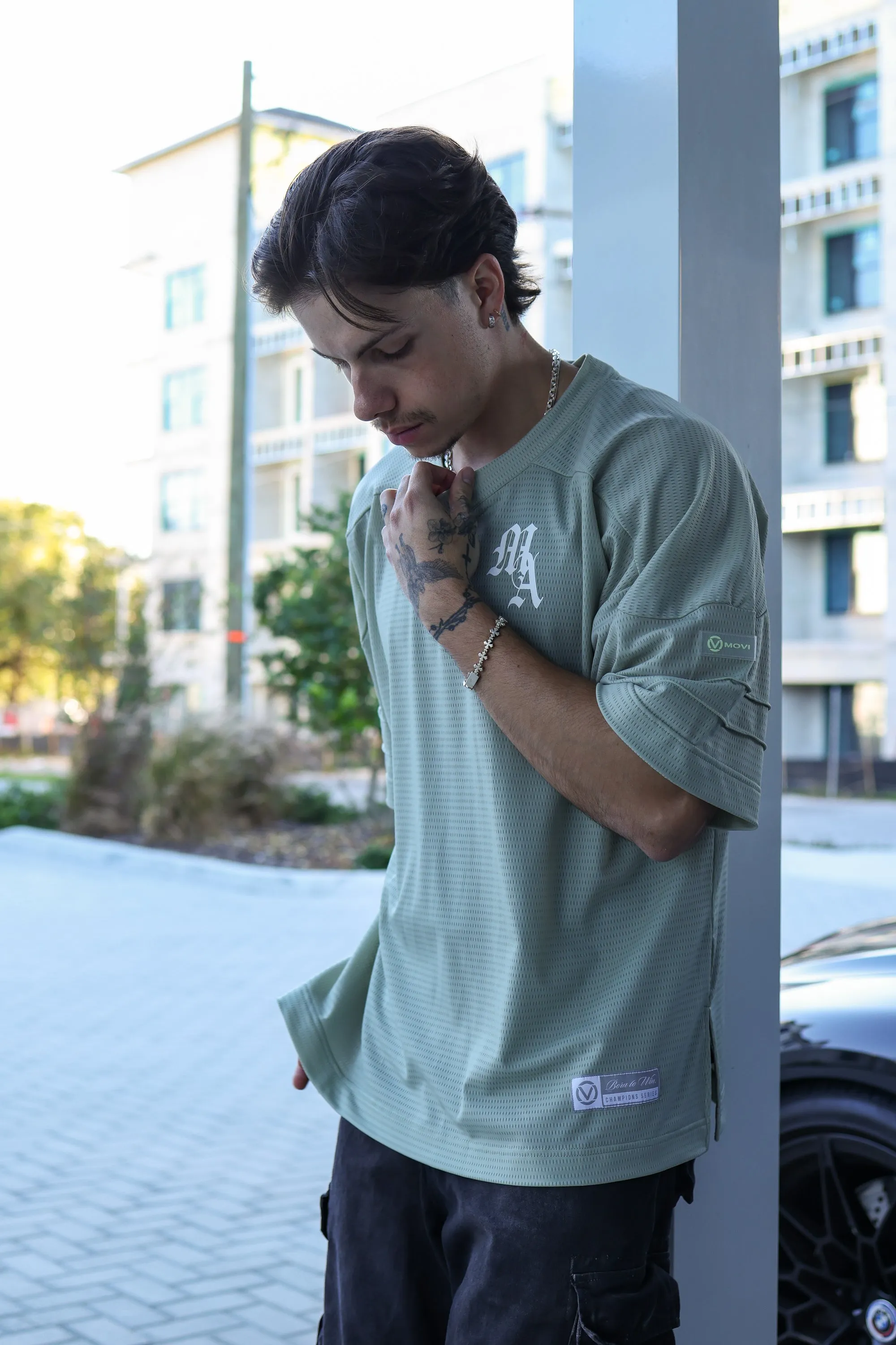 STUDIO CHAMPIONS JERSEY - MINT GREEN