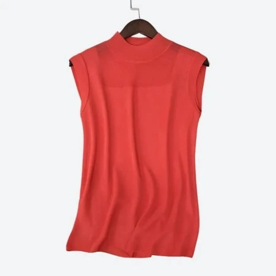 Stylish Sleeveless High-Neck Tops