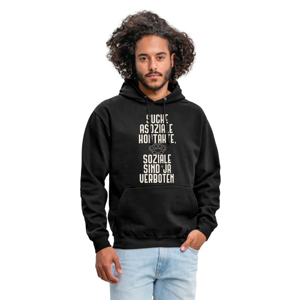 Suche asoziale Kontakte soziale sind ja verboten - Hoodie