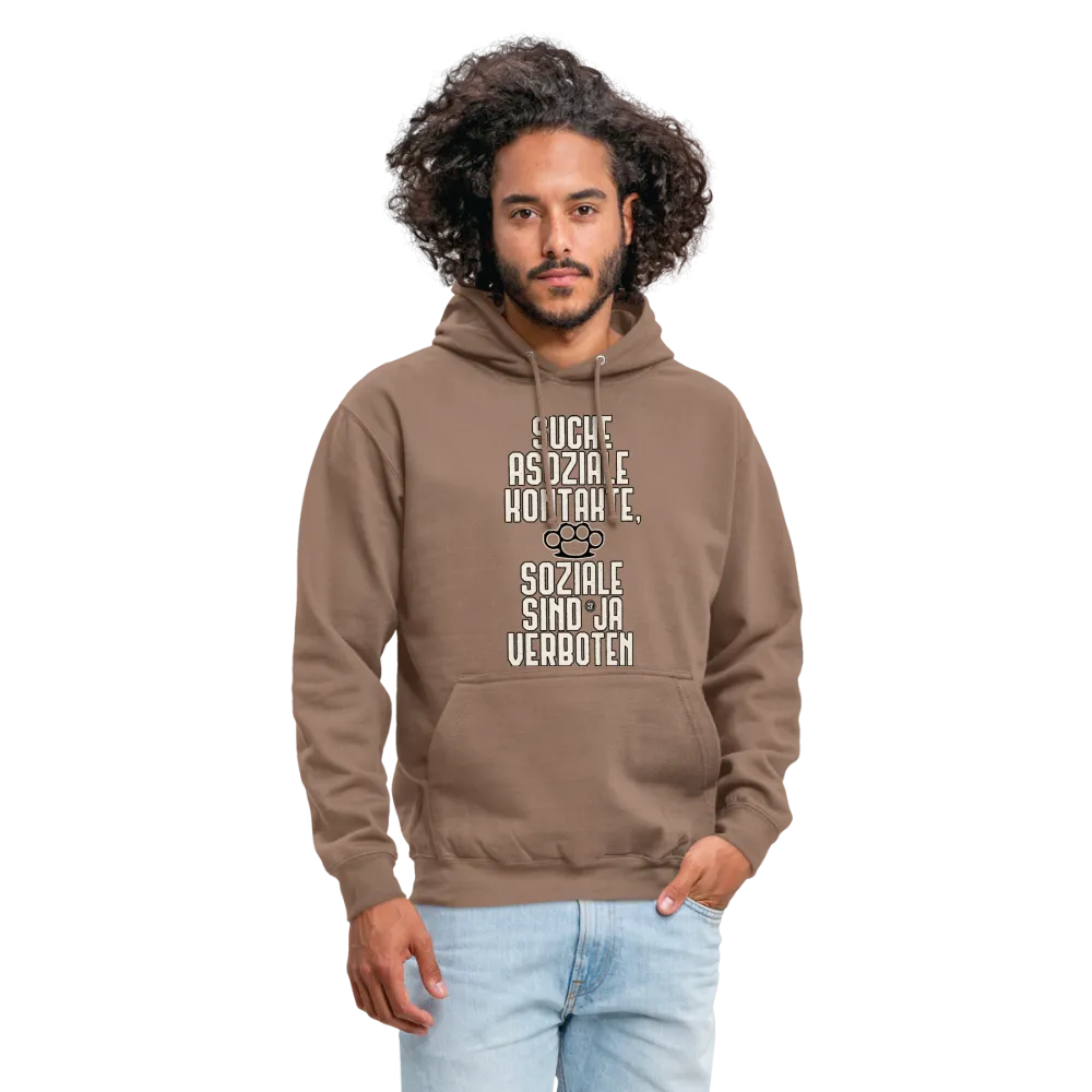 Suche asoziale Kontakte soziale sind ja verboten - Hoodie