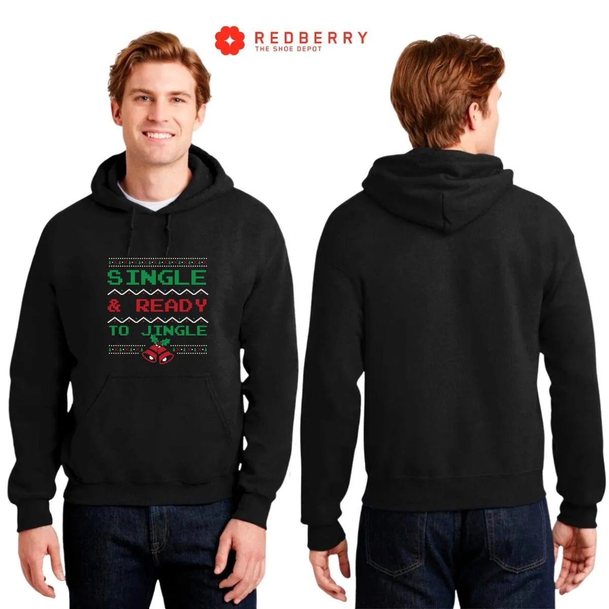 Sudadera Deportiva Hombre Navideña Hoodie 019