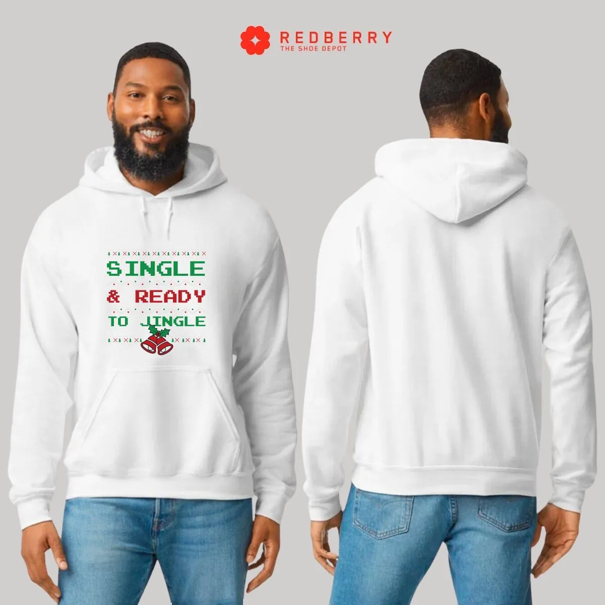 Sudadera Deportiva Hombre Navideña Hoodie 019