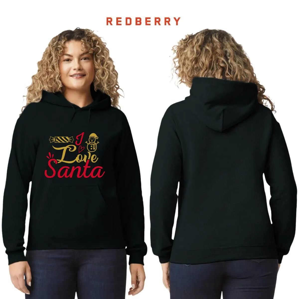 Sudadera Deportiva Mujer Navideña Hoodie 050