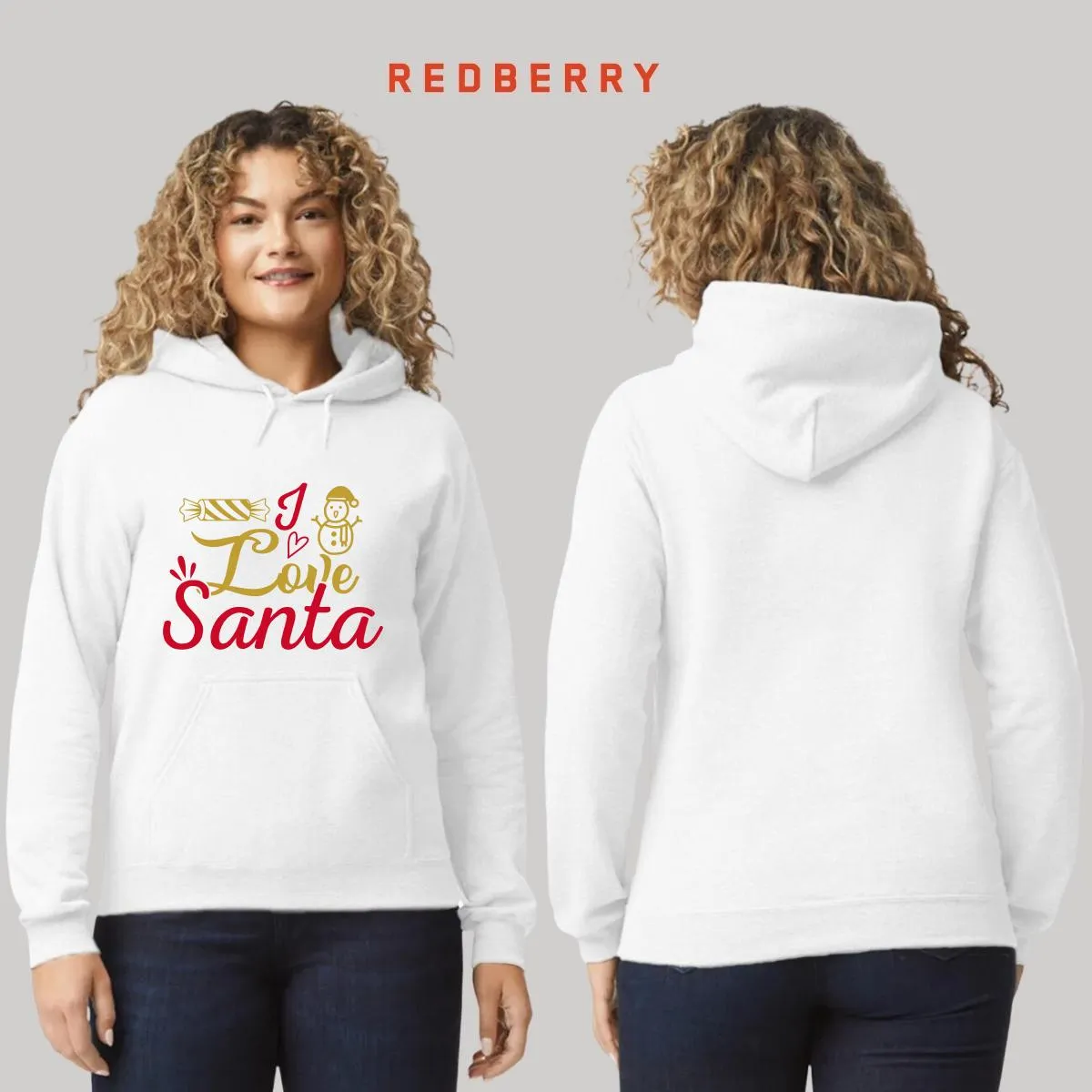 Sudadera Deportiva Mujer Navideña Hoodie 050