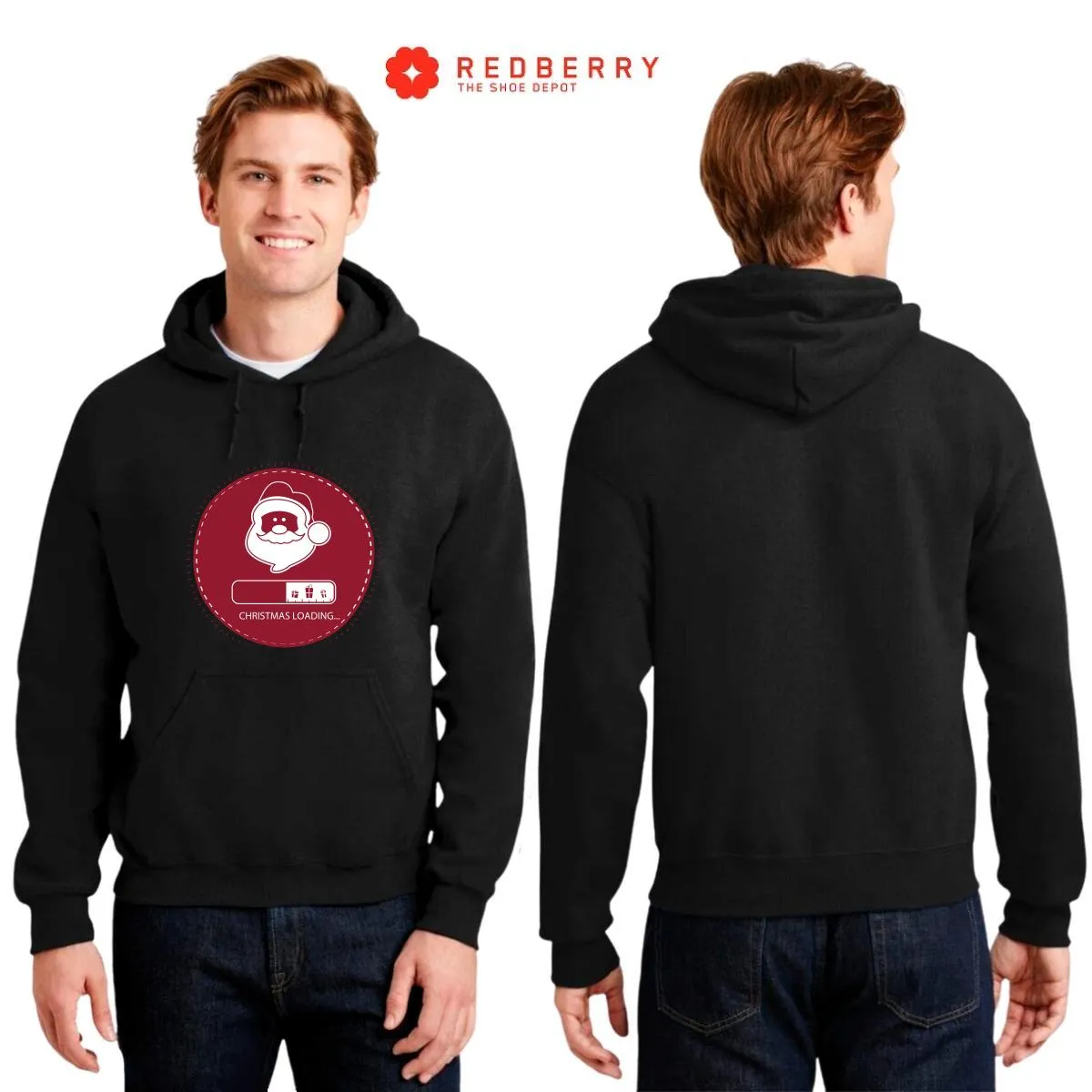 Sudadera Navideña Hombre Deportiva Hoodie 034