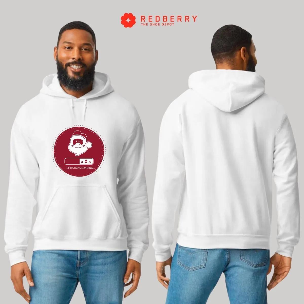 Sudadera Navideña Hombre Deportiva Hoodie 034