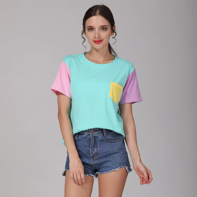 Sunny Day Color Block T-Shirt