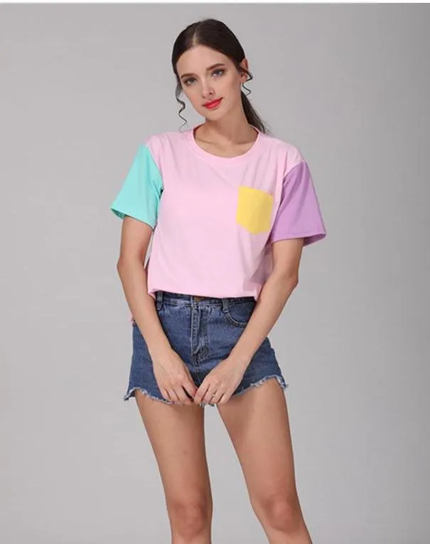 Sunny Day Color Block T-Shirt