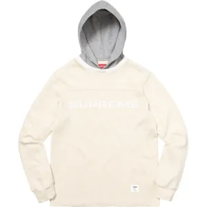 SUPREME Hooded Waffle Ringer - Natural