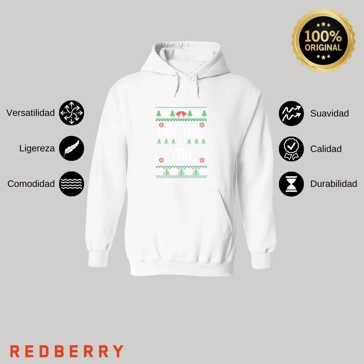 Suéter Navideño Ugly Sweater Mujer 012