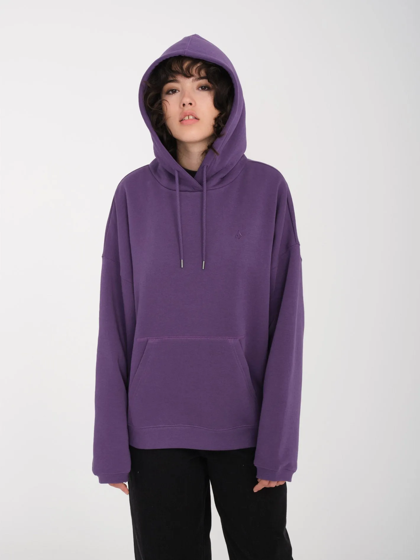 Sweat à capuche Stone Heart Up - DEEP PURPLE