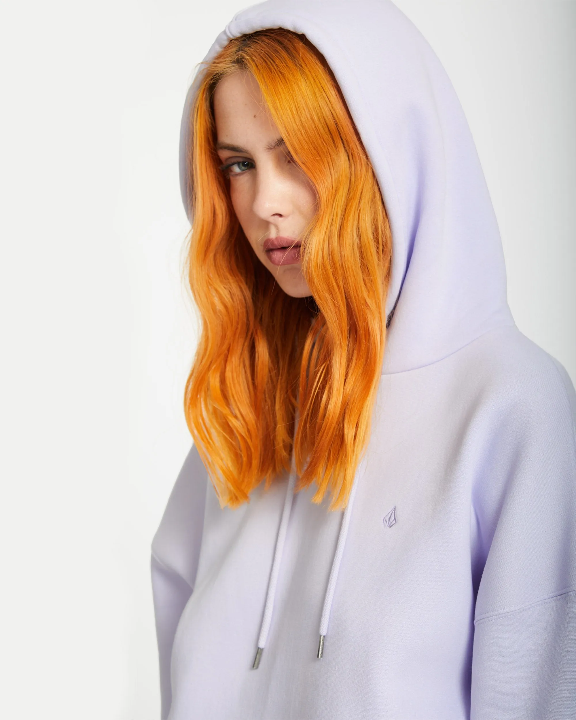 Sweat à Capuche Stone Heart Up - DUSTY LAVENDER