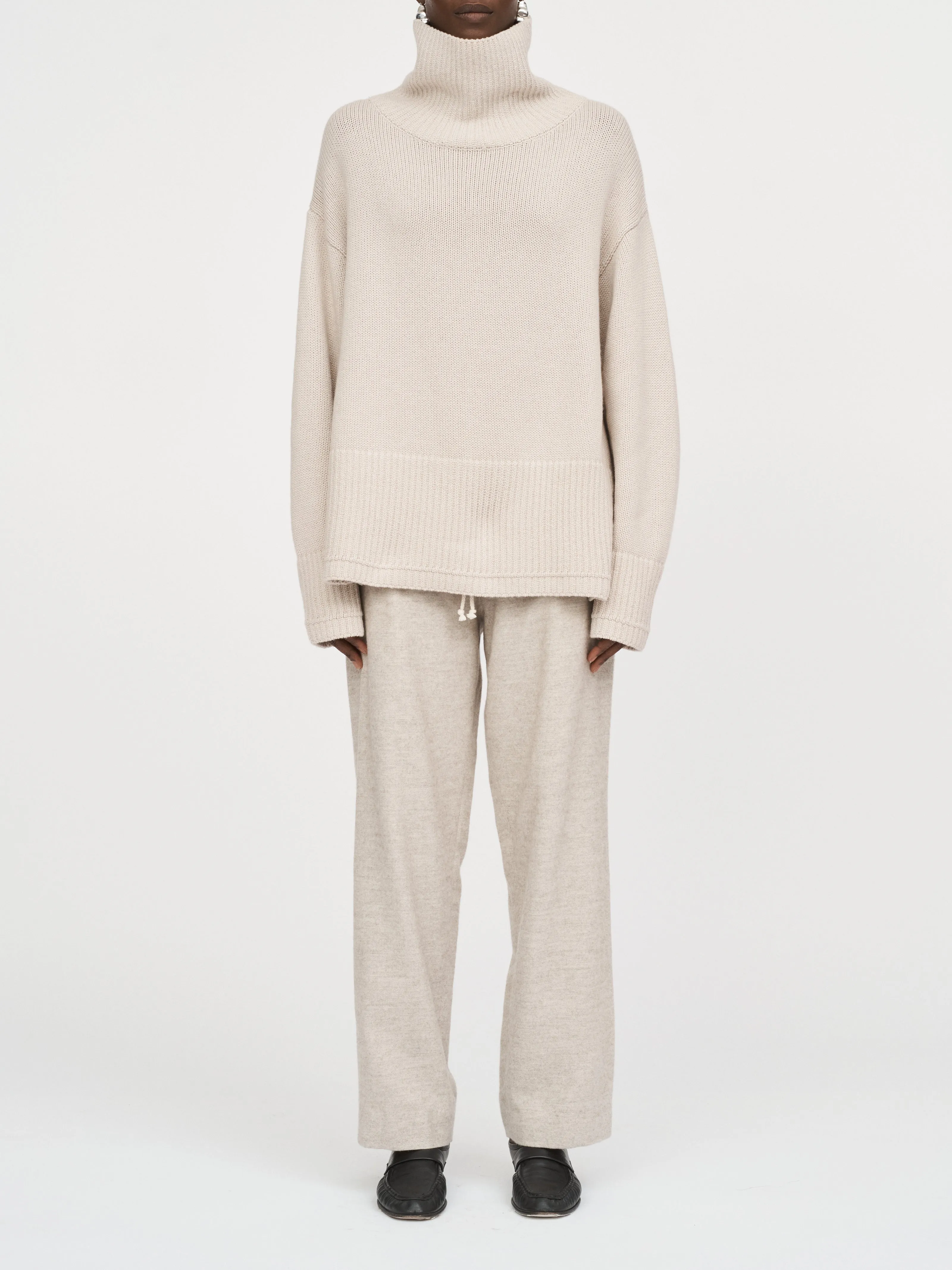 Swing Mock Neck in Crema