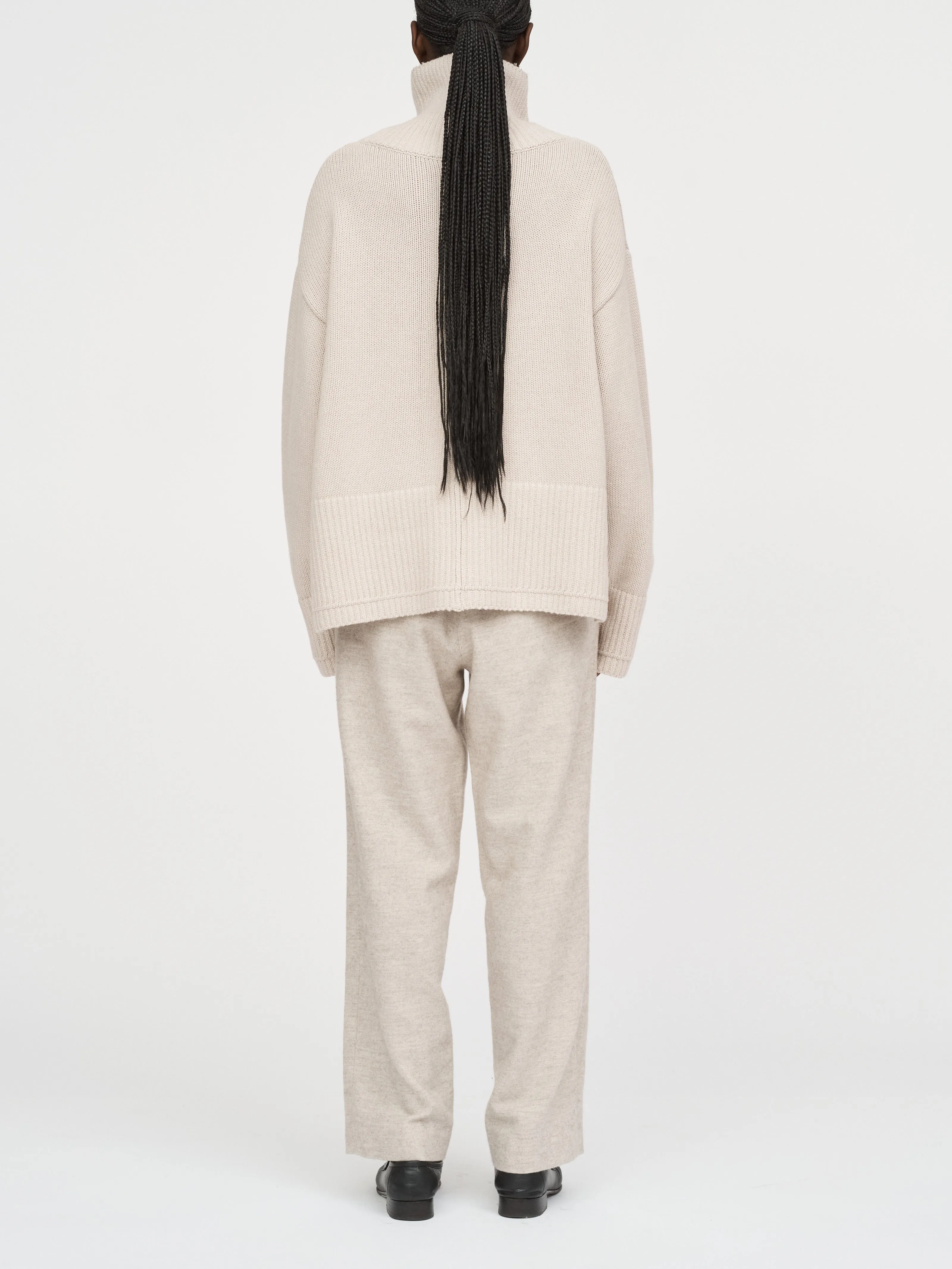 Swing Mock Neck in Crema