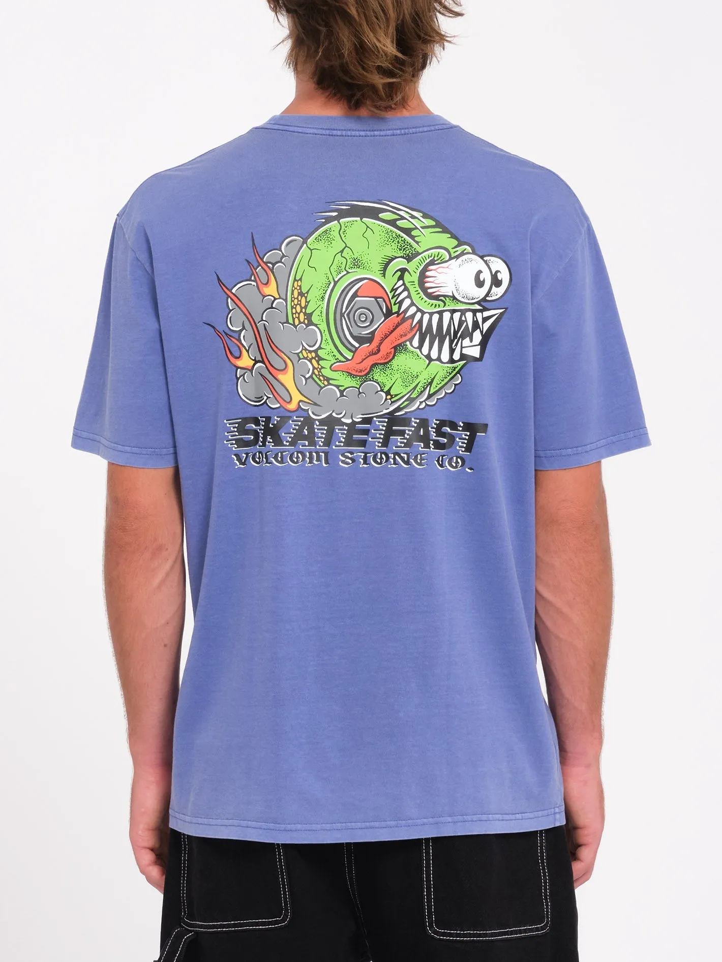 T-shirt Crazee Wheel - BALLPOINT BLUE