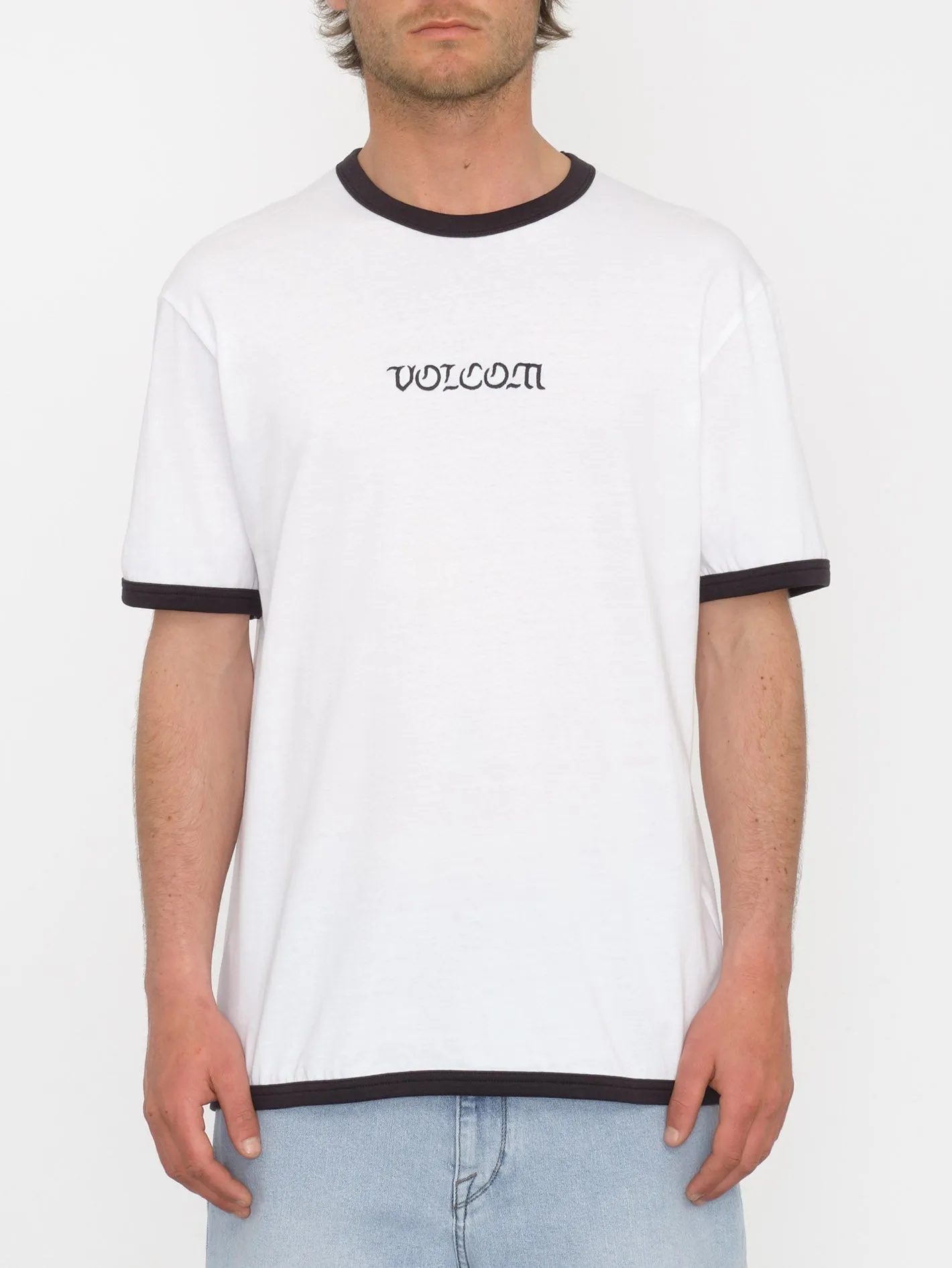 T-shirt Fullring Ringer - WHITE