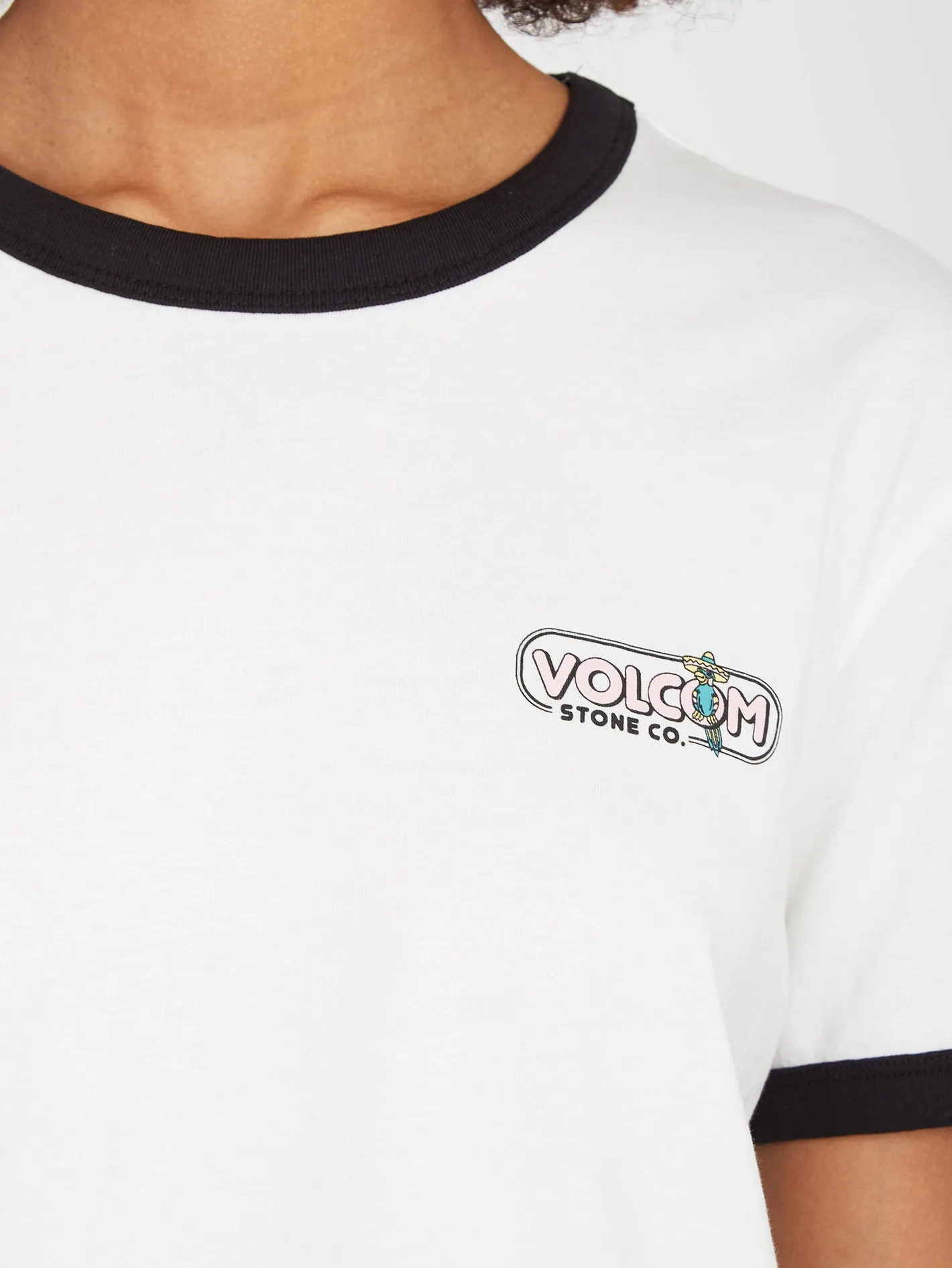 T-shirt Truly Ringer - STAR WHITE