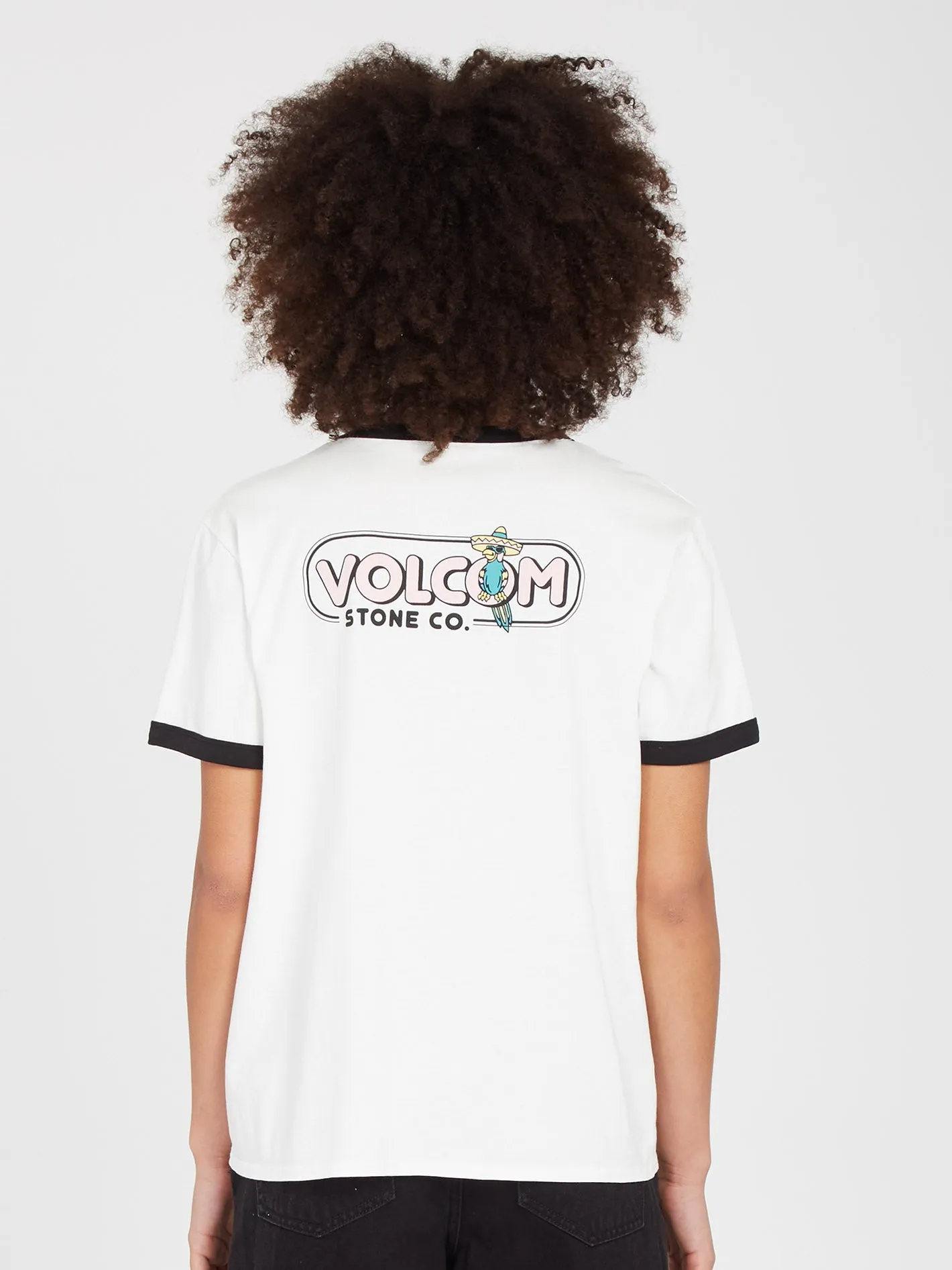 T-shirt Truly Ringer - STAR WHITE