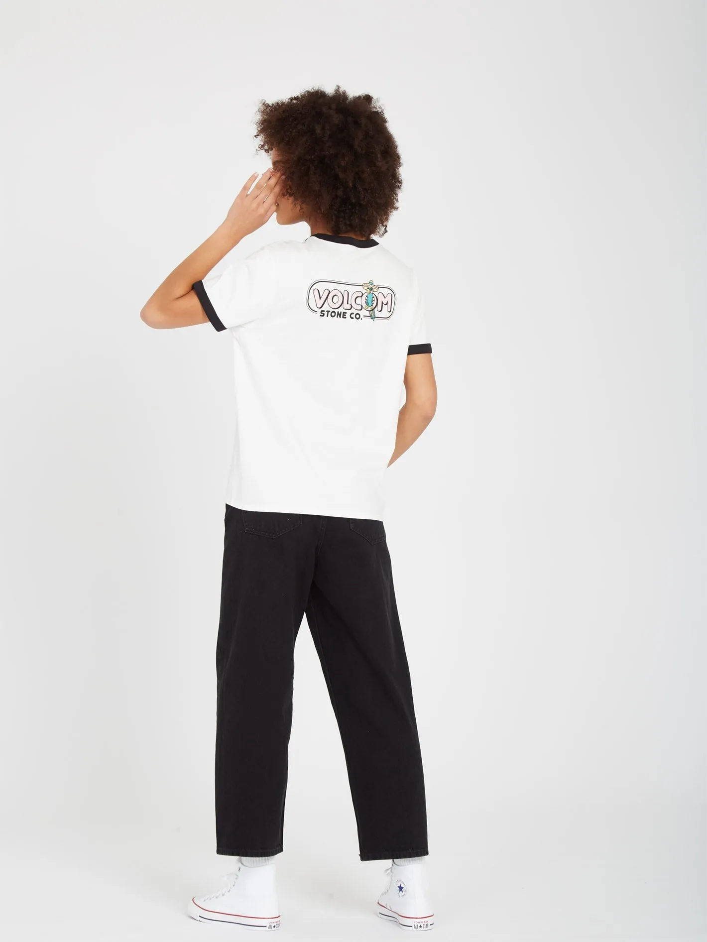 T-shirt Truly Ringer - STAR WHITE