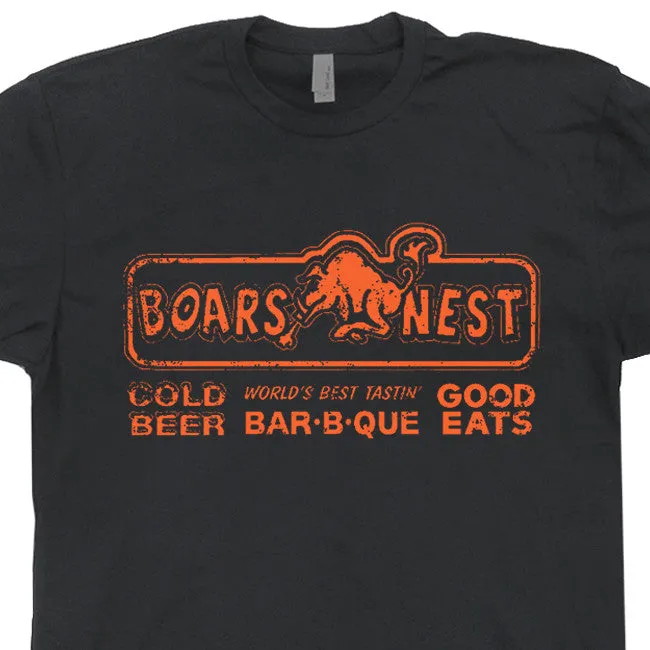 The Boars Nest T Shirt The Dukes Of Hazzard T Shirt 80s Vintage Bar Pub T Shirt