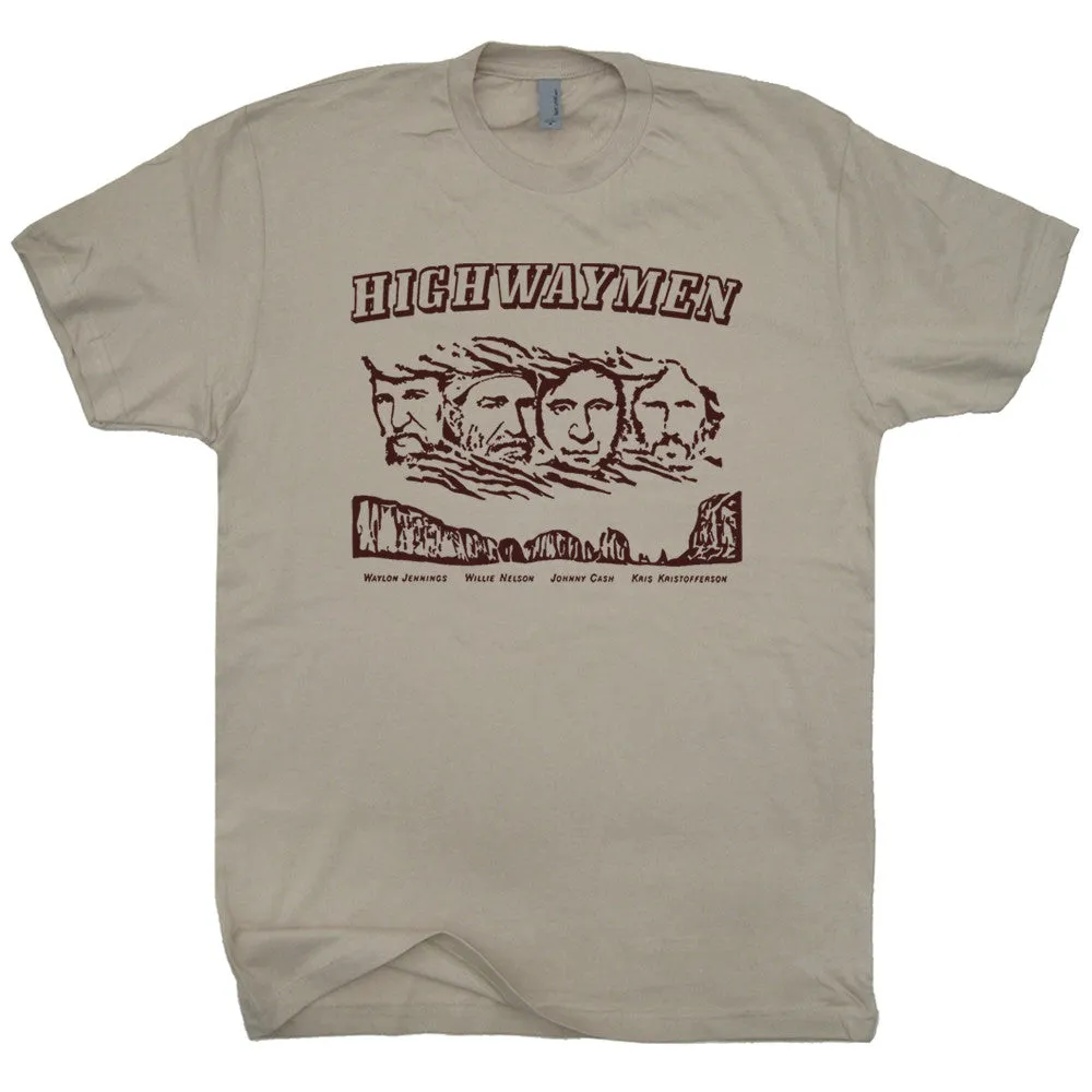 The Highwaymen T Shirt Willie Nelson Shirt Waylon Jennings Shirt Johnny Cash Shirt