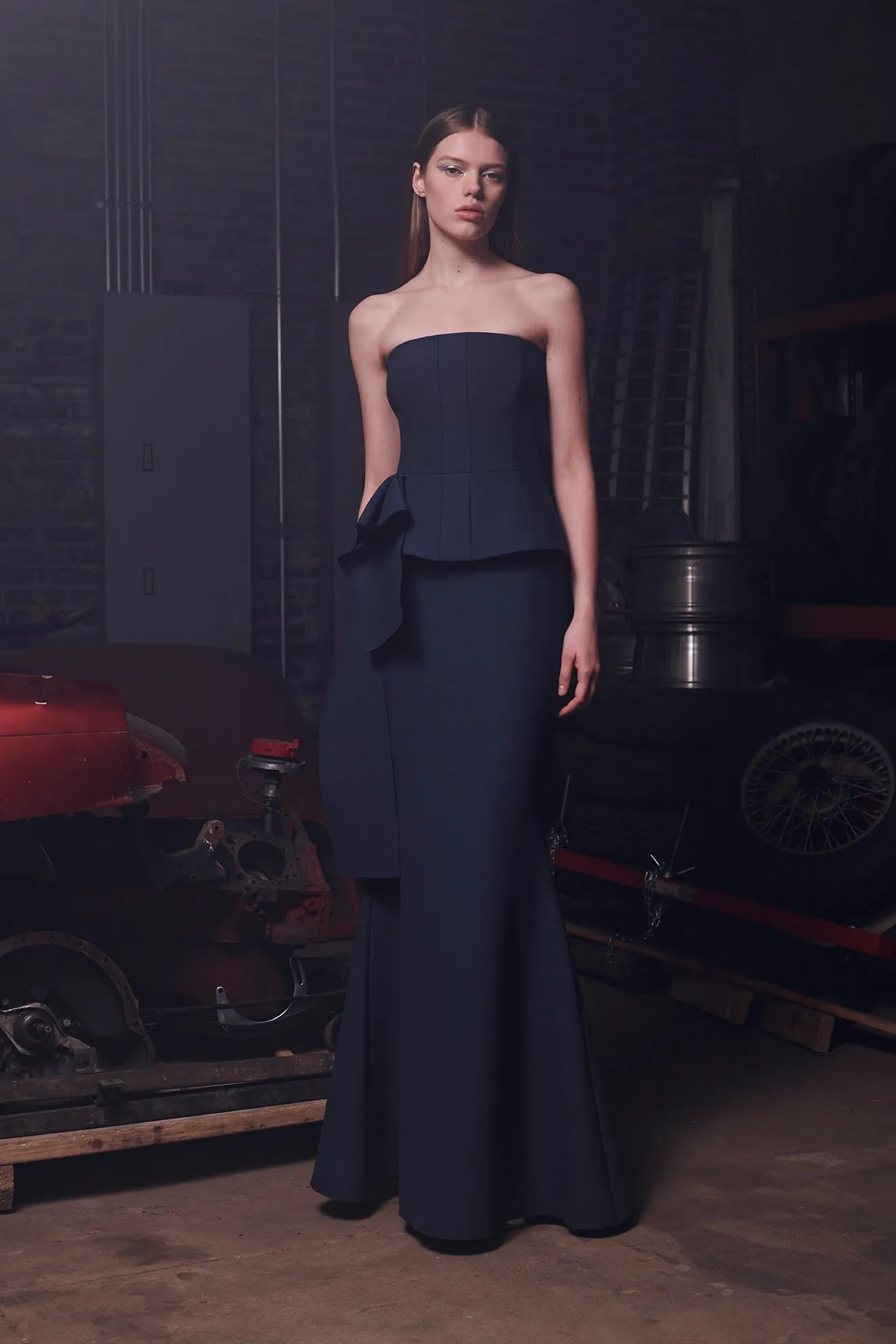 The Mermaid in Blue Marine Double Wool Suiting