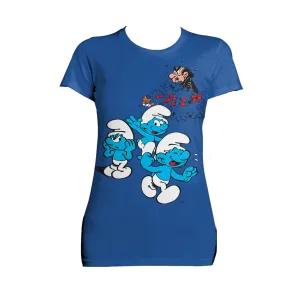 The Smurfs Group Smurfs Gargamel Official Women's T-Shirt (Royal Blue)